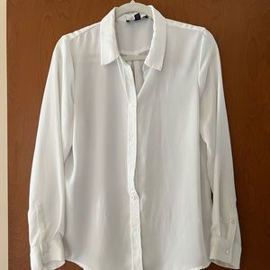 Oversized White Button Down